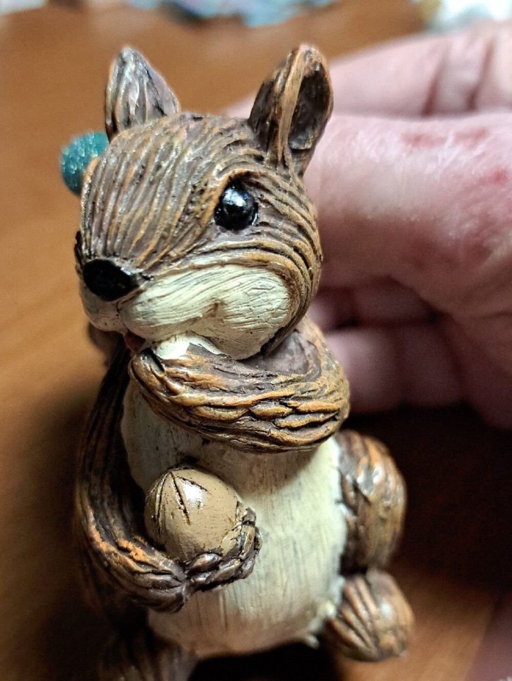 Rustic Brown Squirrel Figurine Decorative Accent - Picture 3 of 5